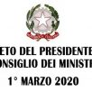 CORONAVIRUS, LE MISURE DEL DECRETO DEL PRESIDENTE DEL CONSIGLIO
