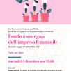 FONDO A SOSTEGNO DELLE IMPRESE FEMMINILI, UN WEBINAR IL 21 DICEMBRE