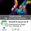 CONVOCAZIONE ASSEMBLEA PRE ELETTIVA FEDEREVENTI PROVINCIALE