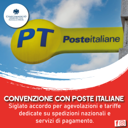 CONFCOMMERCIO E POSTE ITALIANE INSIEME PER LE IMPRESE