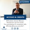 ACCESSO AL CREDITO ED ECONOMIA, METAURO: LE IMPRESE PIÚ PICCOLE CONTINUANO A ESSERE PENALIZZATE