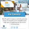 PIA TURISMO, DAL 30 APRILE L’INVIO DELLE DOMANDE