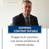 CONFCOMMERCIO FOGGIA: LA CAPITANATA TRA LE PROVINCE MENO COLPITE DAI CONTRATTI PIRATA.