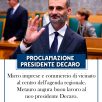 METAURO: “AL PRESIDENTE DECARO AUGURIAMO BUON LAVORO”