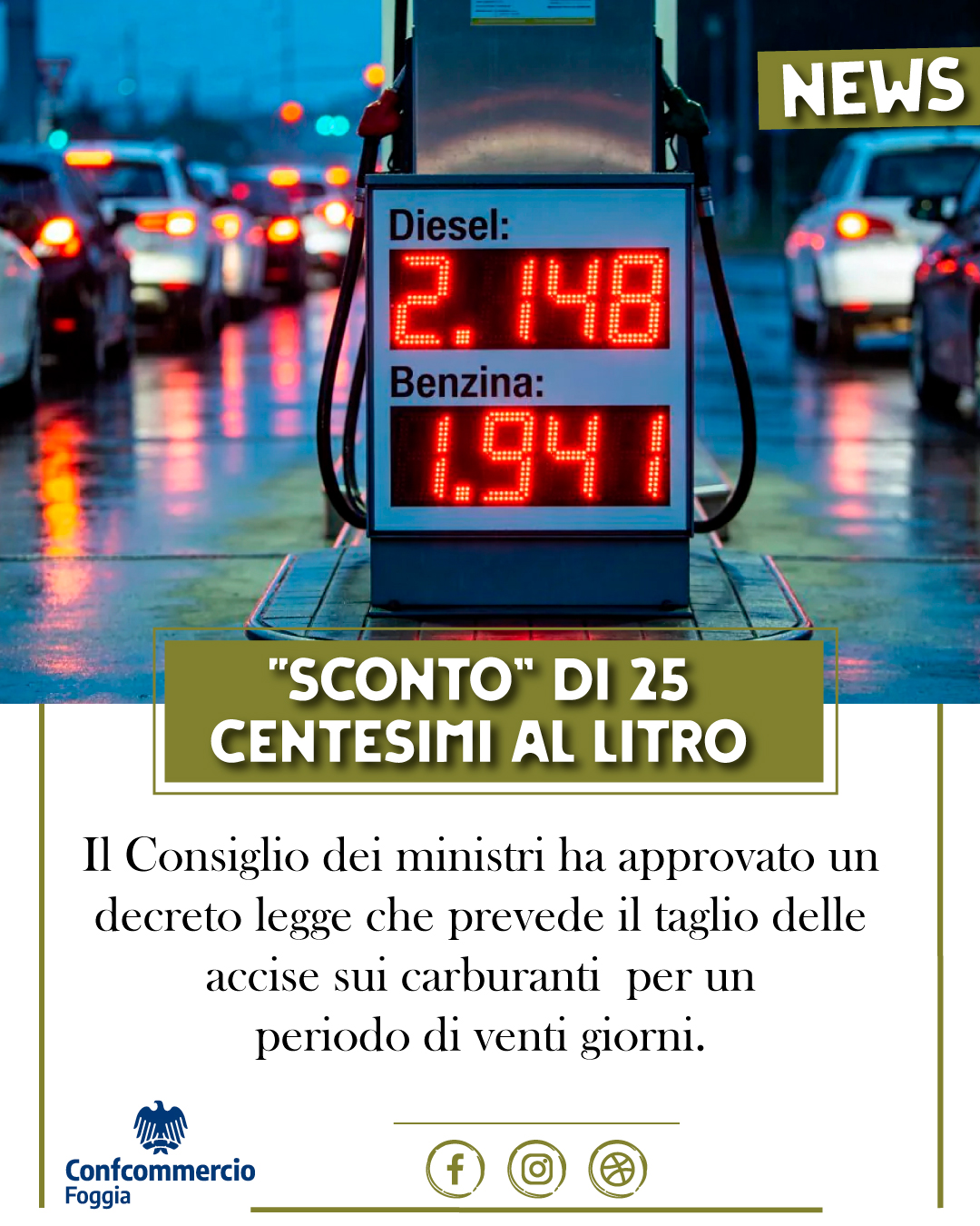 CARBURANTI TAGLIO TEMPORANEO DELLE ACCISE MISURA DEL GOVERNO PER carburanti-taglio-temporaneo-delle-accise-misura-del-governo-per